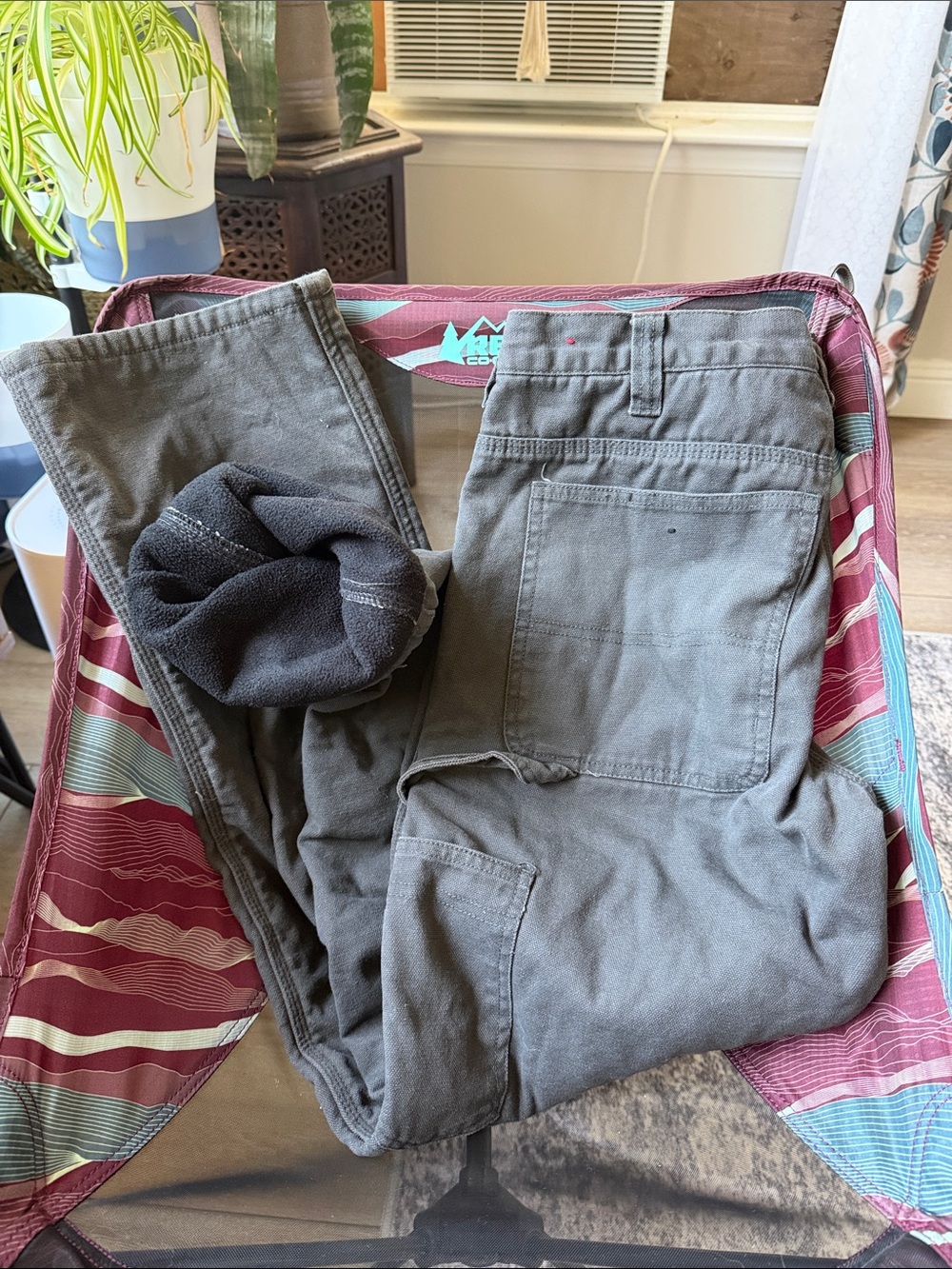Wolverine Fleece Lined Men's Gray Work Pants